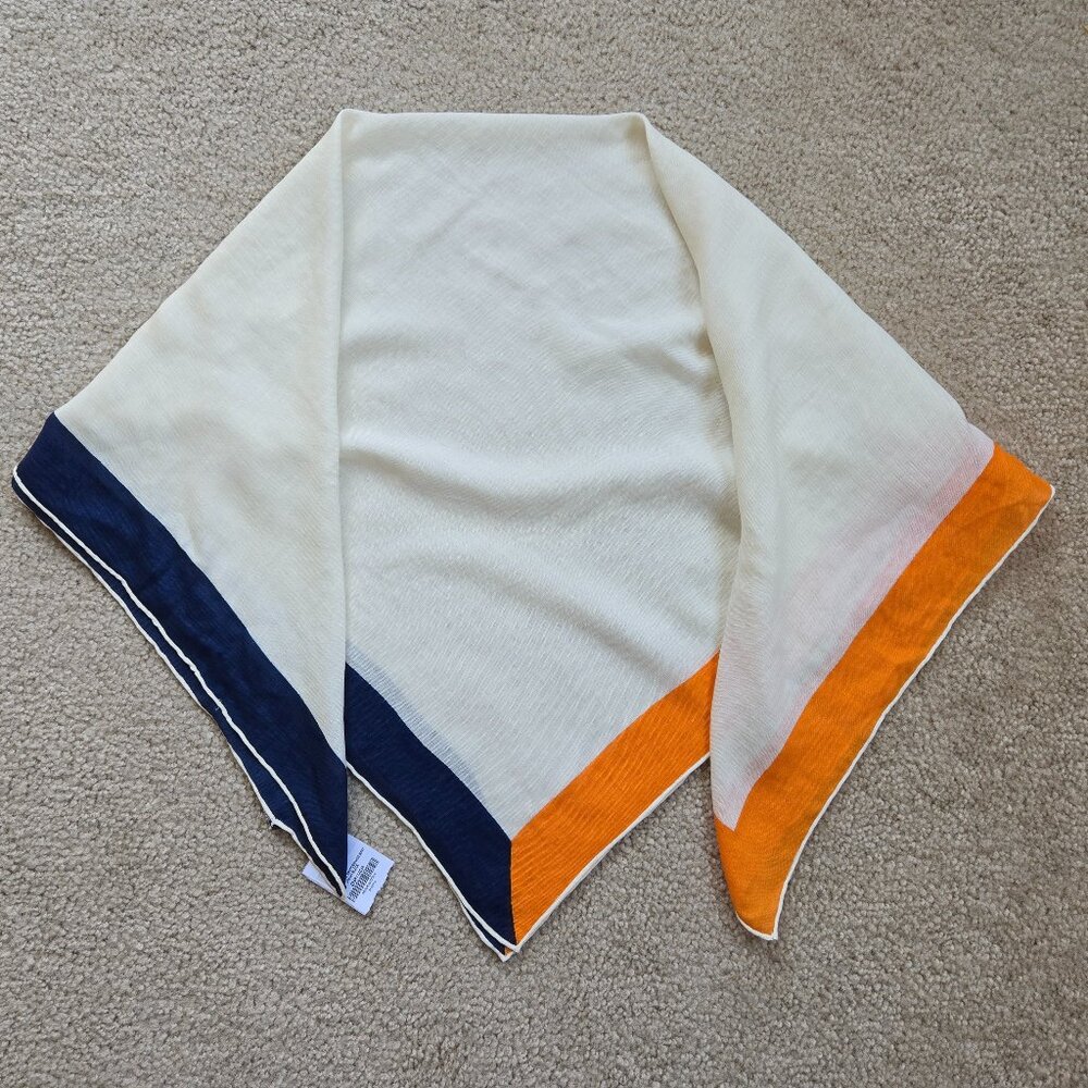NWT J. McLaughlin Silk & Linen Scarf